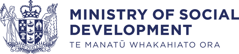 Ministry of Social Development logo.