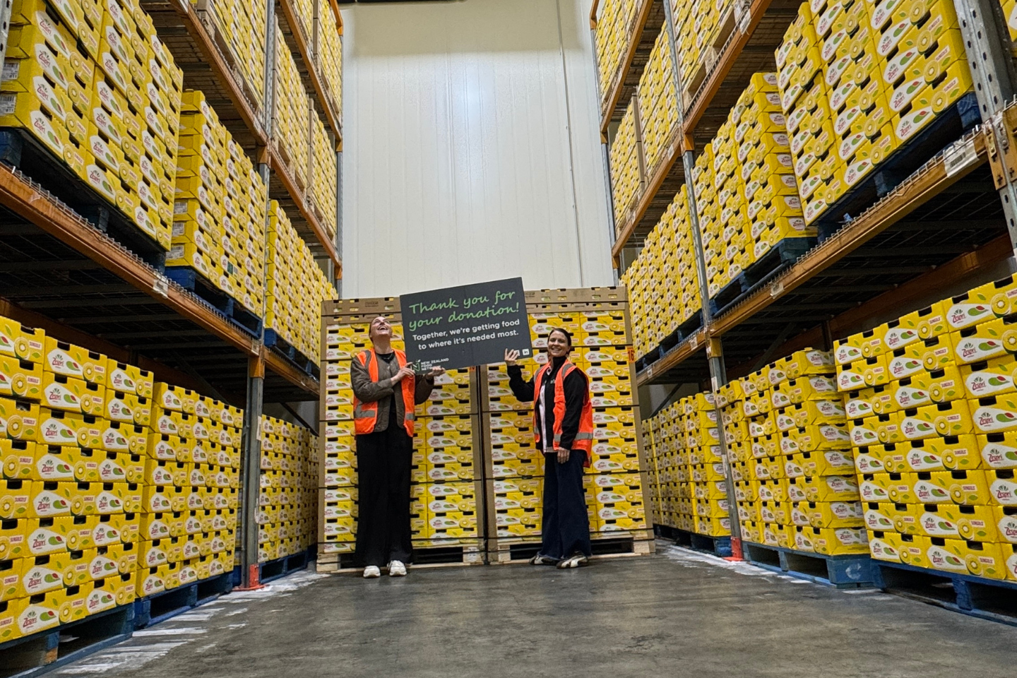 Zespri kiwifruit donation